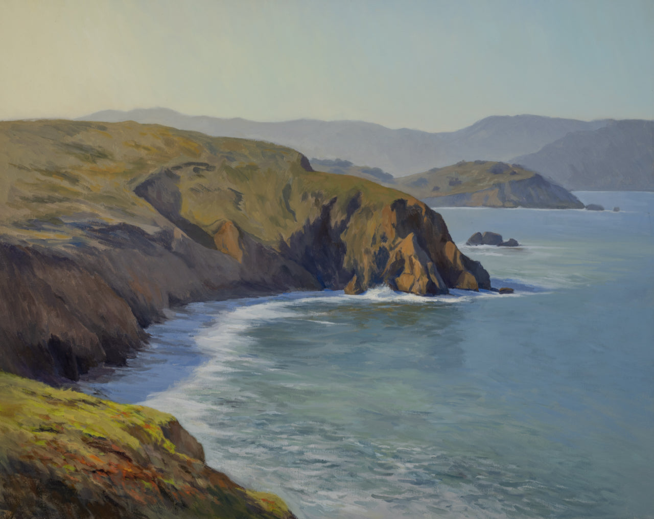 Winter Light at Ocean"s Edge - 24x30"