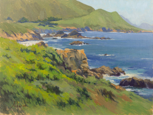 Big Sur Sentinel 12x16" - (Travis Hall Fine Art)