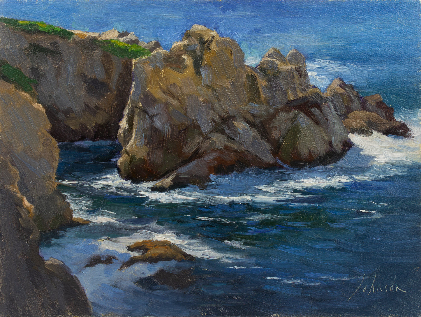 The Hike Was Worth It 9x12" - (Travis Hall Fine Art)