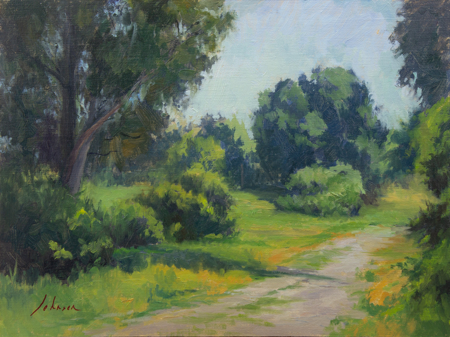 Along Cañada - 9x12"