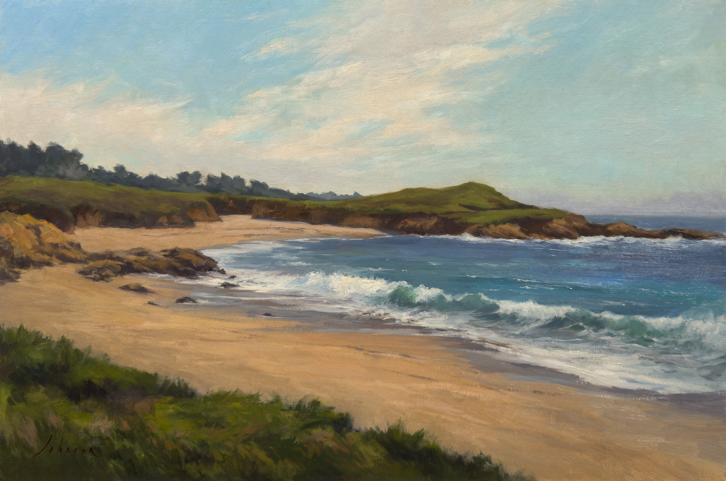 Bean Hollow (Commission) - 16x24"