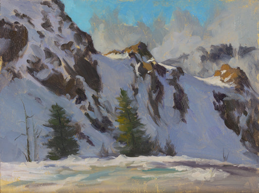 Bear Valley Late Day - 9x12"