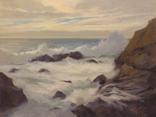 Early Evening Surge - 12x16"