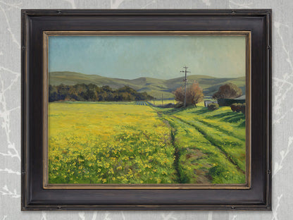 Mustard Fields - 18x24"
