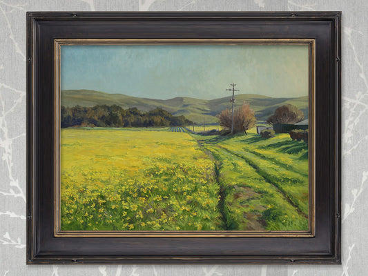 Mustard Fields - 18x24"