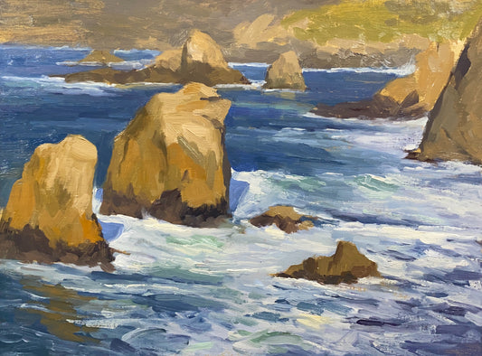 Pacific Grandeur (Study) - 9x12"