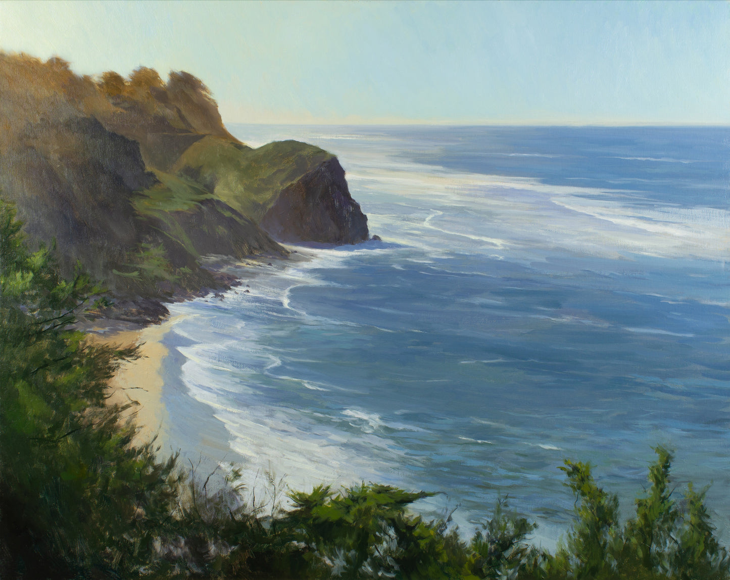 Upon Moss Beach - 24x30"