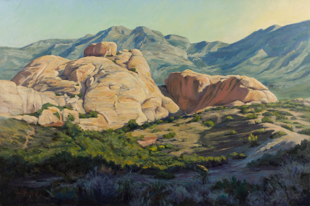<strong>Morning at the Quarry - 24x36"</strong><br>
Oil on Canvas - Available - $2,500