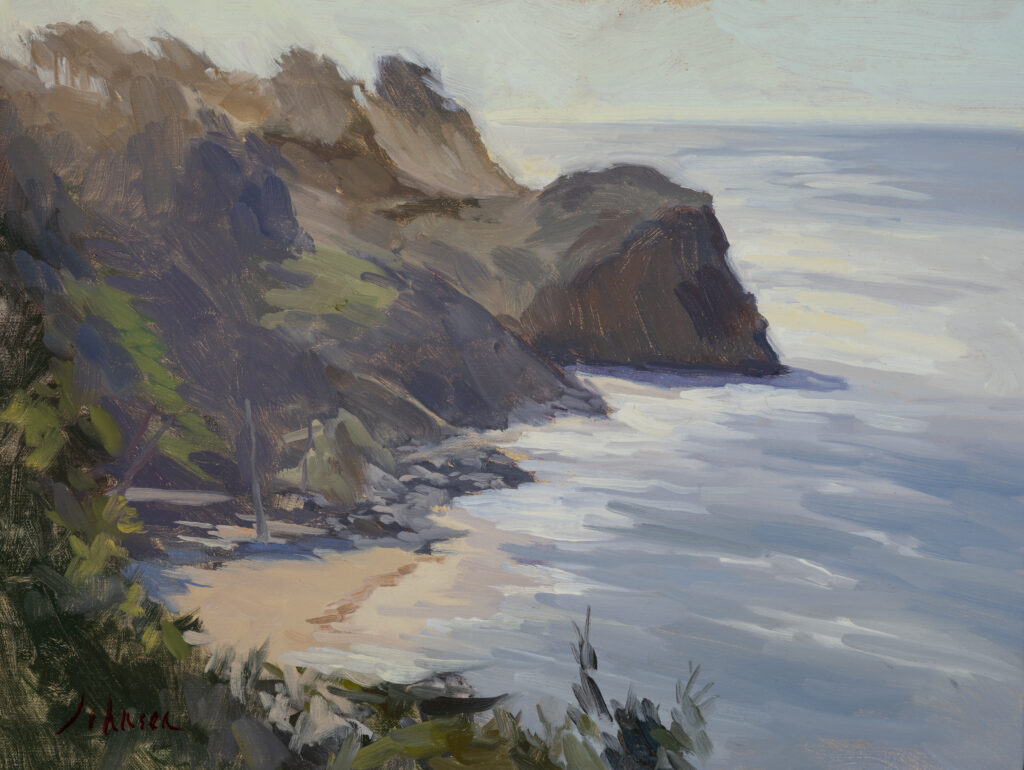 <strong>Looking Towards Moss Beach - 9x12&quot;</strong><br>
Oil on Panel