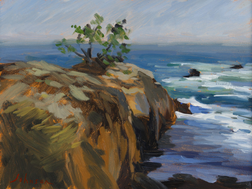 <strong>Point Lobos Afternoon (Study) - 9x12&quot;</strong><br>Oil on Panel - <strong>PRIVATE COLLECTION</strong>